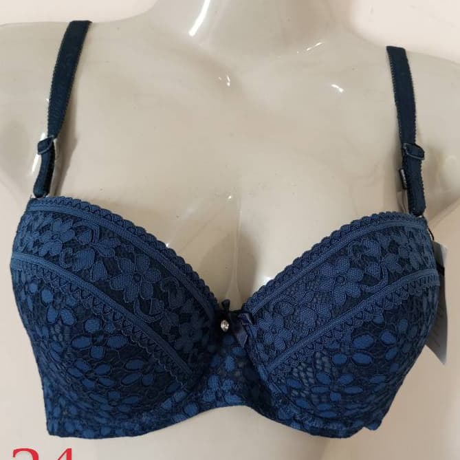 B-Cup Padded Embroided Bra