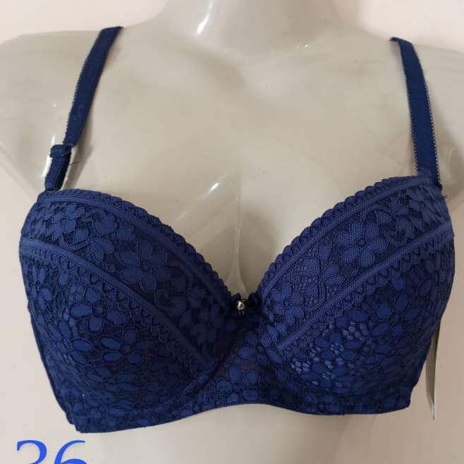 B-Cup Padded Embroided Bra