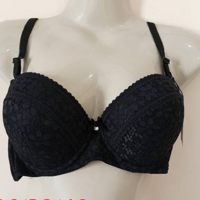 B-Cup Padded Embroided Bra