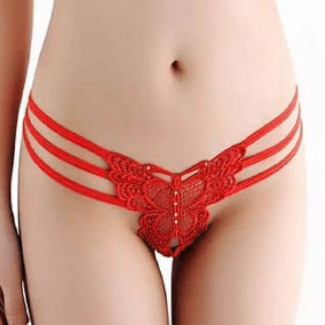 CURVY STRINGS - Hot Butterfly Thongs in Free Size