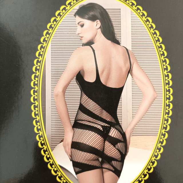 CURVY STRINGS - Hot And Sexy Striped Bodystocking For Women
