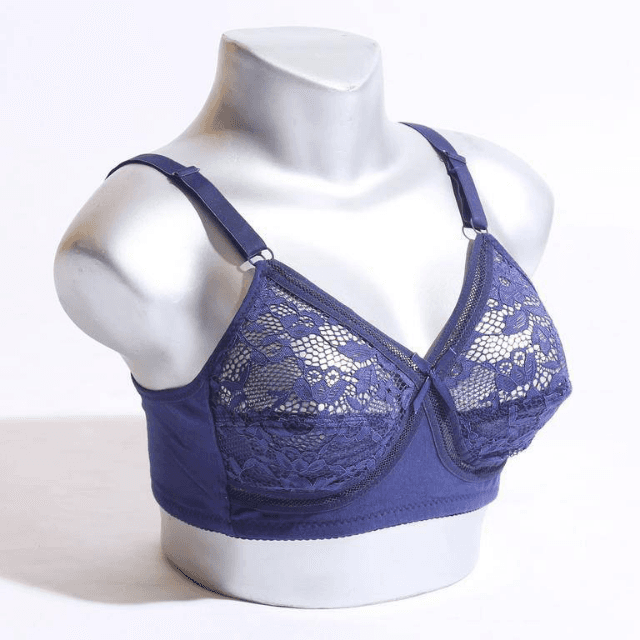 Non Wired Non Padded Net Bra