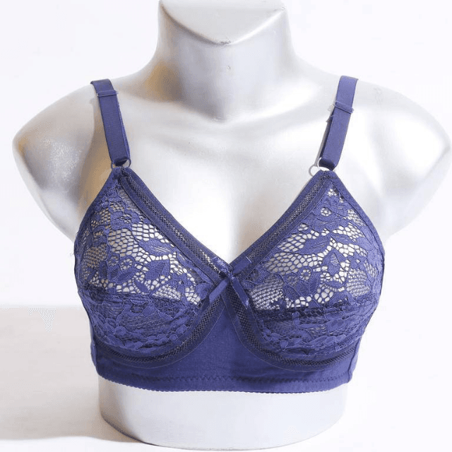 Non Wired Non Padded Net Bra